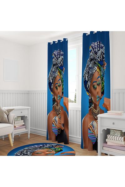 stellahomes Special Design Decorative Background Curtain 140X260 cm Single Wing