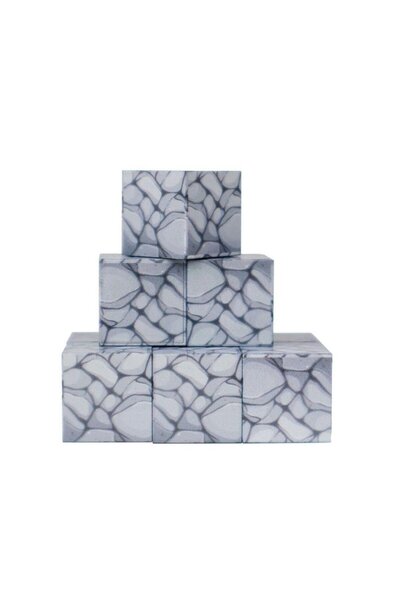 Mega Oyuncak Megacraft Magnetic Blocks 9 Pieces Stone Block Patterned