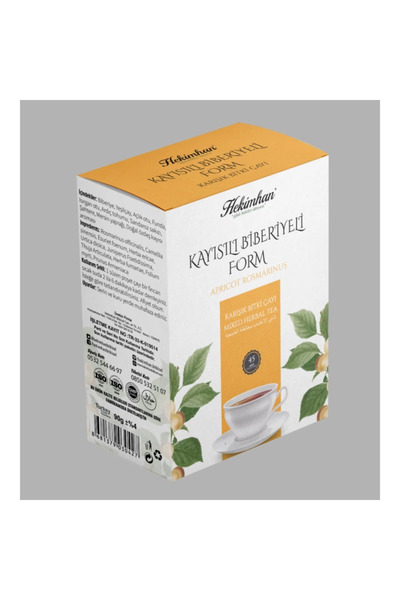 Medite Organik شاي مشكل بالمشمش وإكليل الجبل (45 كيسًا)