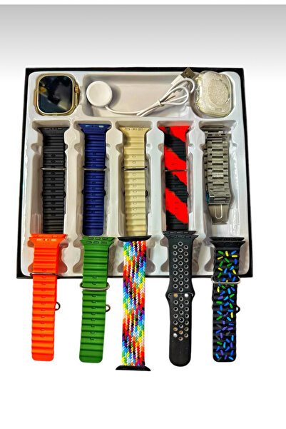 EMİN ENSAR HOME Tüm Telefonlar İle Uyumlu 10 Kordon Hedi̇yeli̇ Akilli Saat