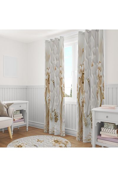 stellahomes Special Design Decorative Background Curtain 140X260 cm Single Wing