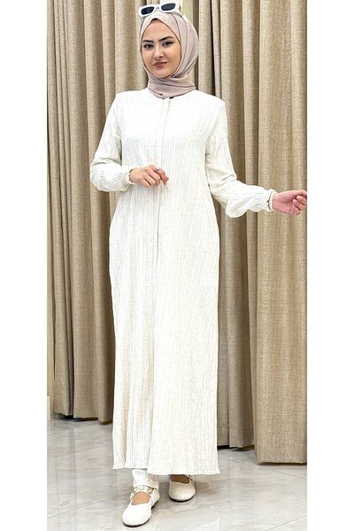 ESRANUR Hac Umre Clothing Full Length Cotton Double Suit