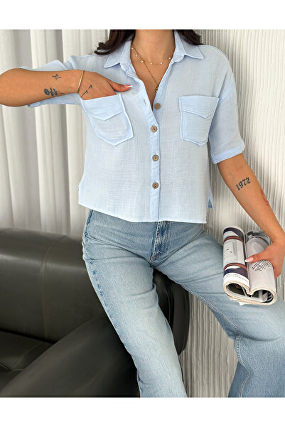 SBL COLLECTİON Муслінова сорочка з короткими рукавами