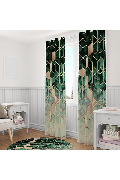 stellahomes Special Design Decorative Background Curtain 140X260 cm Single Wing