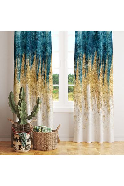 stellahomes Special Design Decorative Background Curtain 140X260 cm Single Wing