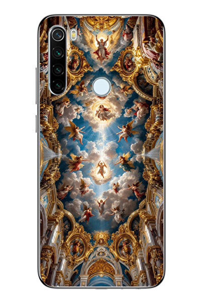 moonset Xiaomi Redmi Note 8 Uyumlu Sanat Tasarımlı Baskılı Şeffaf Telefon Kılıfı