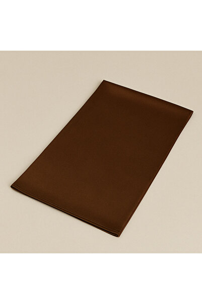 JAWEL Brown Shiny Jacquard Shawl Hijab Soft Textured, Elegant and Stylish Design Women 75 X 190 cm