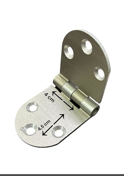 CEKAVE Yüksel Oval Aluminum Case Hinge 4 cm