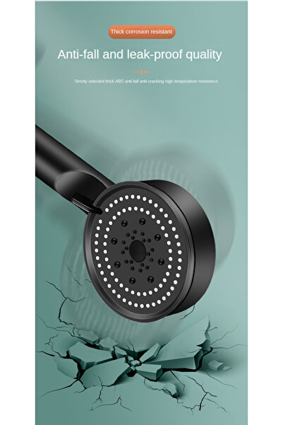 Kaşbaşı Home 5 Fonksiyonlu Duş Başlığı Duş Hortumu Duş Seti