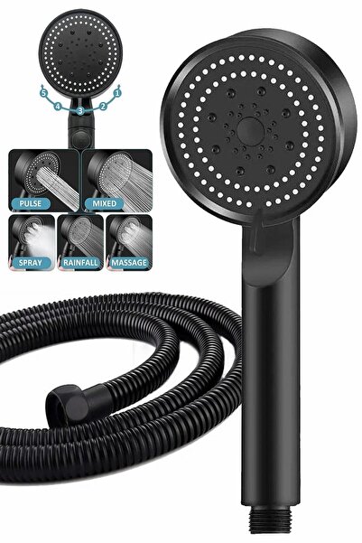 AKCAKESE 5 Fonksiyonlu Duş Başlığı Duş Hortumu Duş Seti