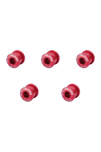 Choice Red 5pcs Lp Litepro 5pcs Mtb Mountain Bicycle Double Bolts For Road Bike Chainwheel Crankset Screw