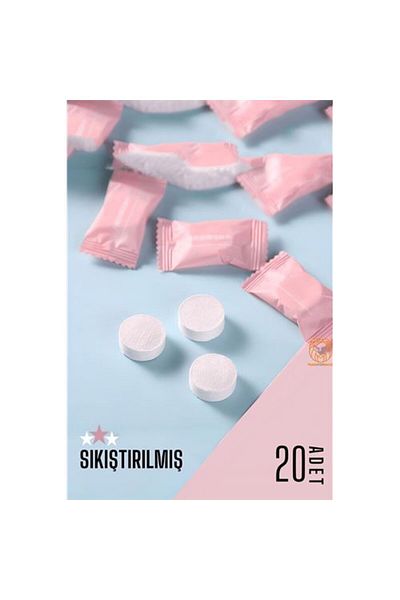 MR RZN STORE Compressed Travel Bag Wipes 20X18 cm