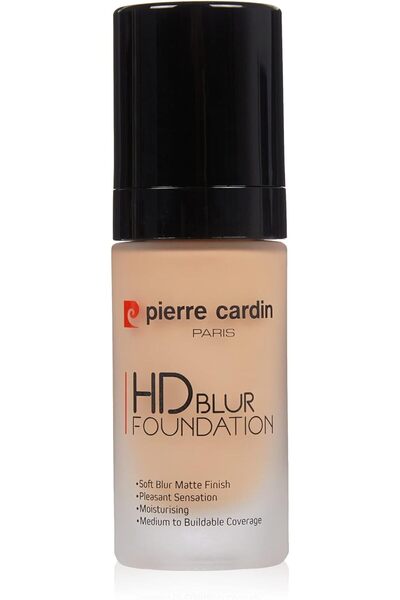 Pierre Cardin كريم أساس Hd Blur Smooth Look Matte (بيج داكن، 30 مل)