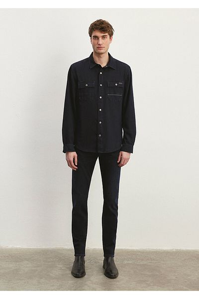 Mavi Ted Blue Pro Rinse Jean Shirt Slim Fit / Slim Fit0210909-86635