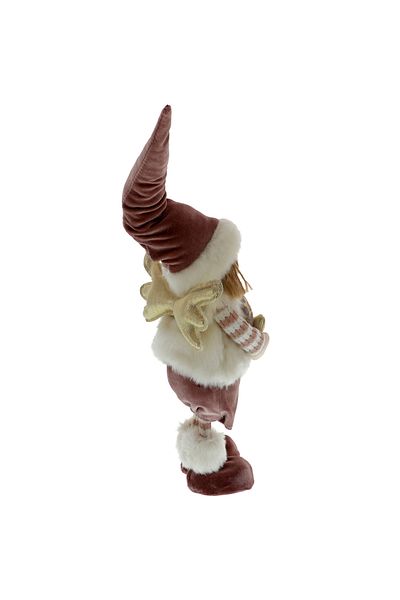 GiftExpress Velvet fabric angel figurine 35 cm - Little girl