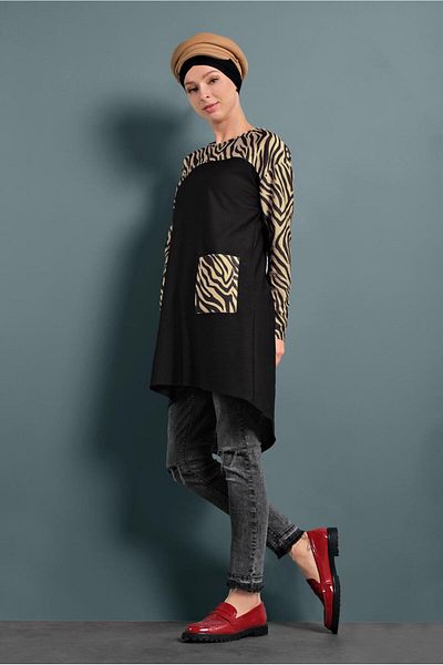 Alvina Τουνίκ με σχέδιο Zebra 40357