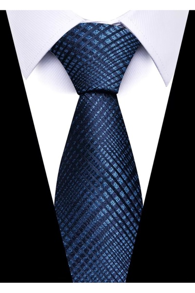 delis Cravata pentru barbati, CR129, Albastru