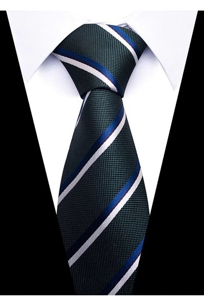 delis Men's tie, CR078, Green