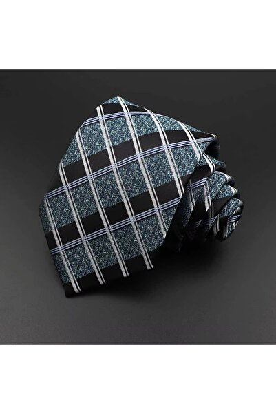 delis Men's tie, CR031, Green/Black