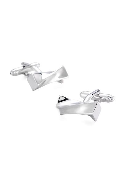 delis Shirt buttons, BN003, rectangular pattern, Silver