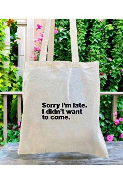 InfinitumWorks I Didnt Want To Come Cloth Bag