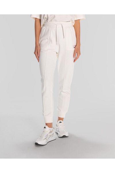 Kappa بنطال رياضي نسائي من Jemima Pants باللون الأبيض بقصة عادية