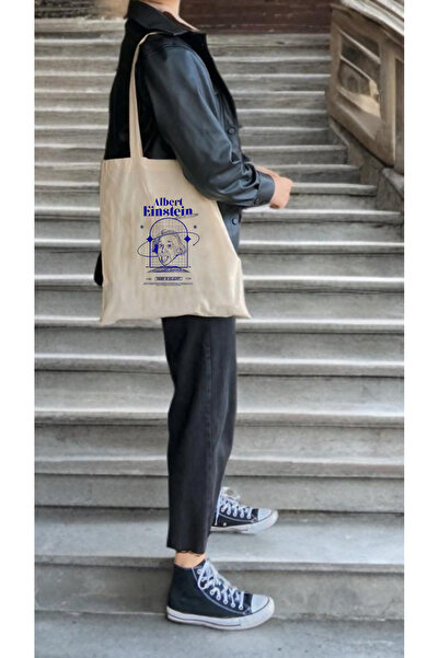 InfinitumWorks حقيبة قماش ألبرت أينشتاين