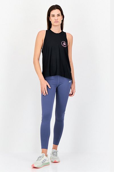adidas Women Sportswear Fit Sleeveless Running Tank Top, Black