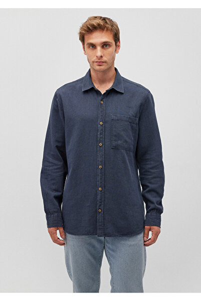 Mavi Синя сорочка прямого крою - 0211104-87822