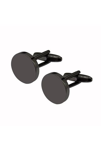 delis Shirt buttons, BN013, round pattern, Black