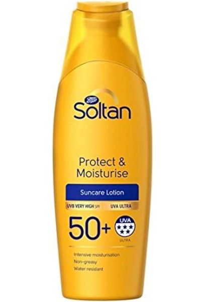 soltan Protect & Moisturise lotion SPF50+ 200ml