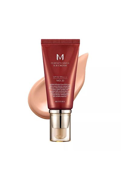 Missha Cremă BB Missha Perfect Cover SPF 42 PA +++ 23 Bej Natural, 50ml