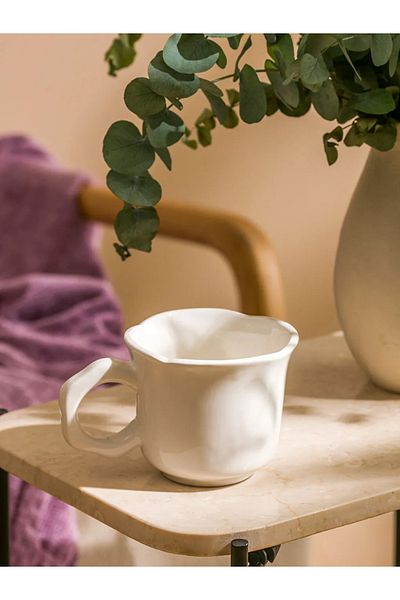 LC Waikiki Lcw Home Mixed Flower Printed Porcelain Mug 380 ml
