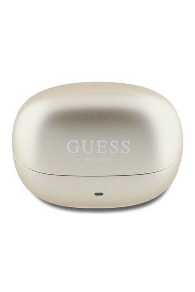 Guess Căști Bluetooth fără fir, GUESS, Logo GUTWST88, Bluetooth 5.3, TWS, USB-C, IPX6, Auriu