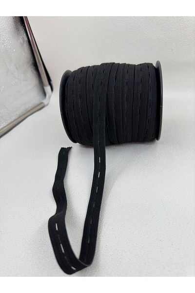paşateks since 1995 şekil 1.5 cm Black Buttonhole Rubber-Black-5 Mt