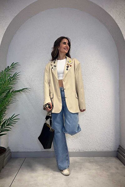 Clothing palette Блейзер з розеткою та аксесуарами