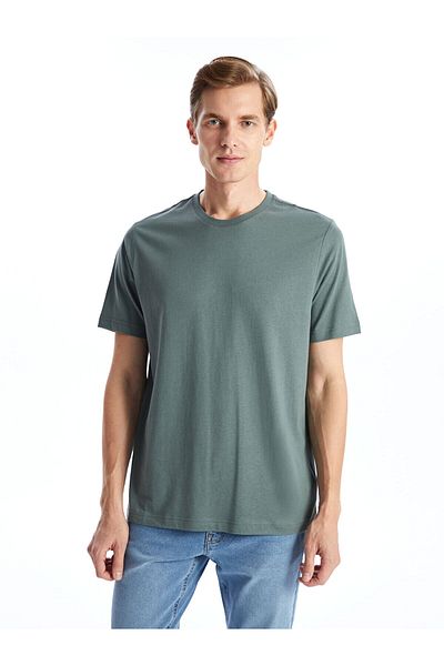 LC Waikiki Ανδρικό T-Shirt από βαμβακερό χτενισμένο λαιμό