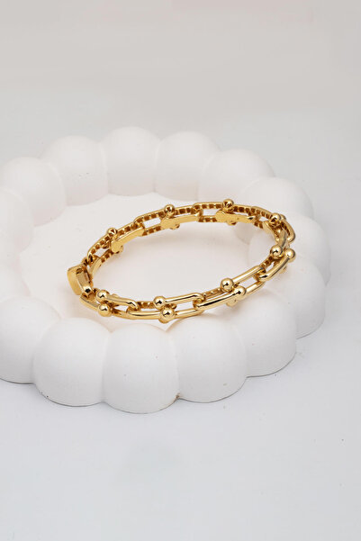 Bilezikci Tiffany Altın Kelepçe Bilezik 14 Ayar