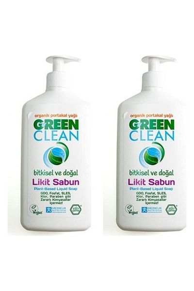 Green Clean Herbal Liquid Soap with Orange Oil 500 ml