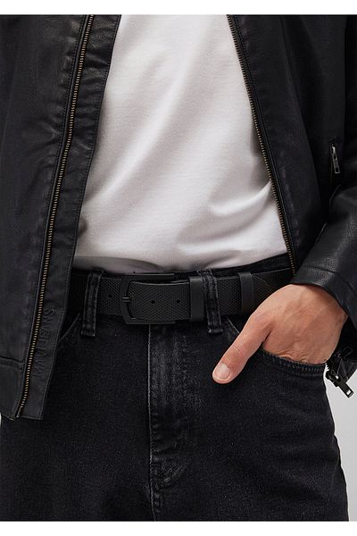 Mavi Black Faux Leather Belt - 0911648 -900 Model
