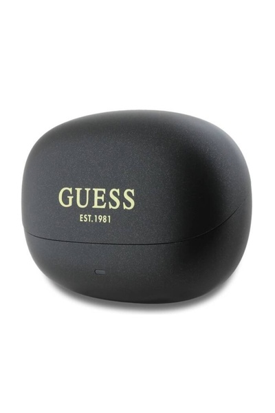 Guess Ασύρματα ακουστικά Bluetooth, GUESS, λογότυπο GUTWST88, Bluetooth 5.3, TWS, USB-C, IPX6, μαύρο