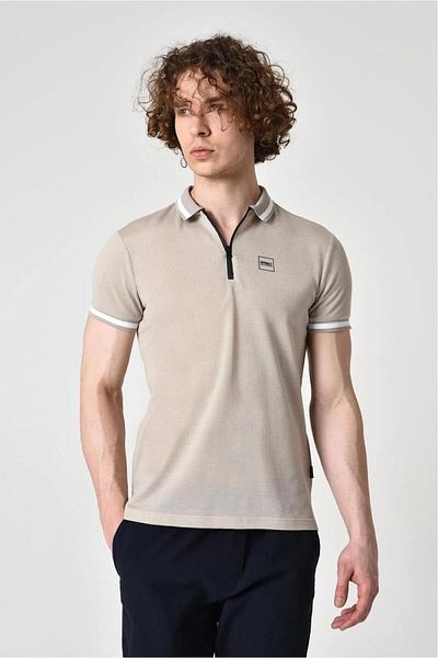 ALEXANDERGARDI ΜΠΛΟΥΖΑ POLO με λεπτομέρεια με φερμουάρ (BARAKM)