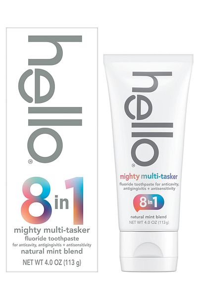 Hello 8 in 1 Mint Extract Fluoride Toothpaste 113Gr
