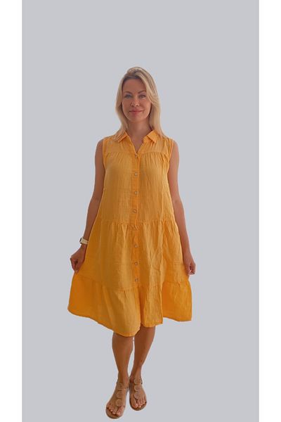 bomull textıle Dress with Collar