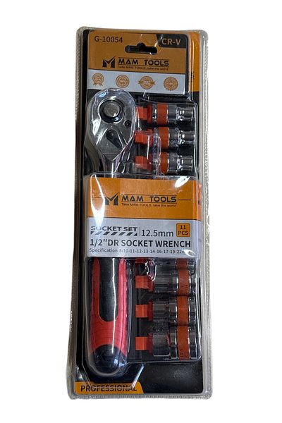 MAM TOOLS Socket Set 8-22mm