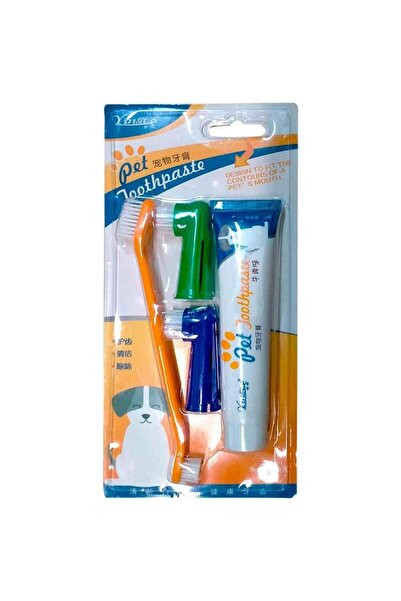 Yingte Netx 3 Fırçalı Köpek Diş Macun Seti Skt:10/2026