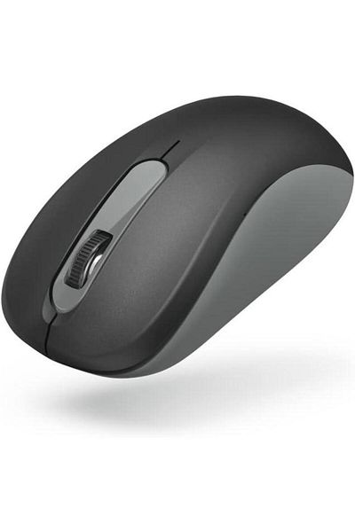 Hama 134960 AMW-200 ماوس لاسلكي بصري بثلاثة أزرار، أنثراسايت/أسود