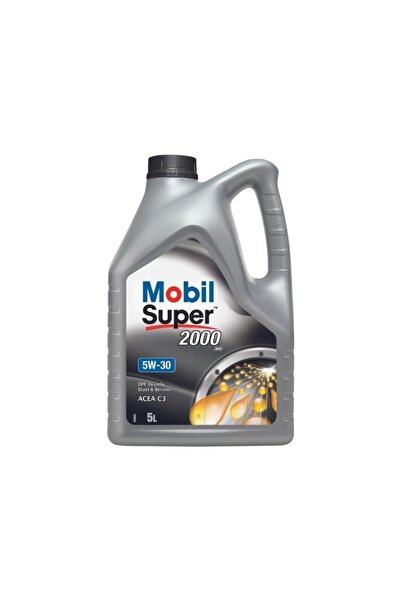 Mobil Super 2000 XE C3 5W-30 Sentetik Motor Yağı - 5 Lt.