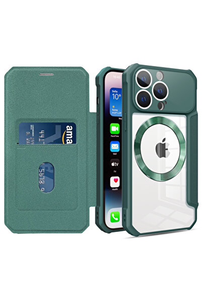 REDz Accessories Husă de card Magsafe, portofel ultra-sigur, pentru iPhone 14...