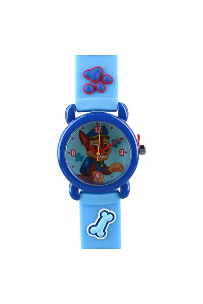 PAW PATROL Ceas de mana pentru copii, curea din silicon, albastru, Paw Patrol
